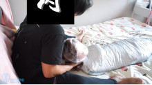 着ぐるみ人形ミイラ化

